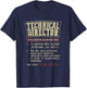 Technical Director Funny Definition Dictionary Term T-Shirt - T-Shirt | Navy