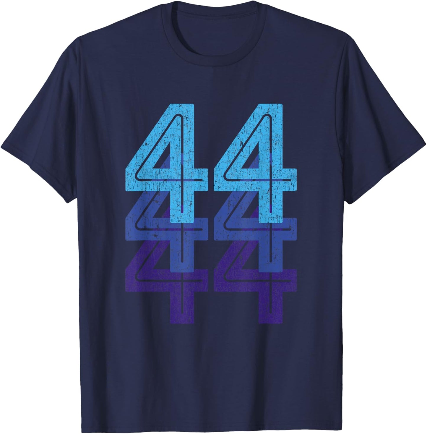 44 T Shirt 44th Birthday Sports Team Year Age T-Shirt - T-Shirt | Navy