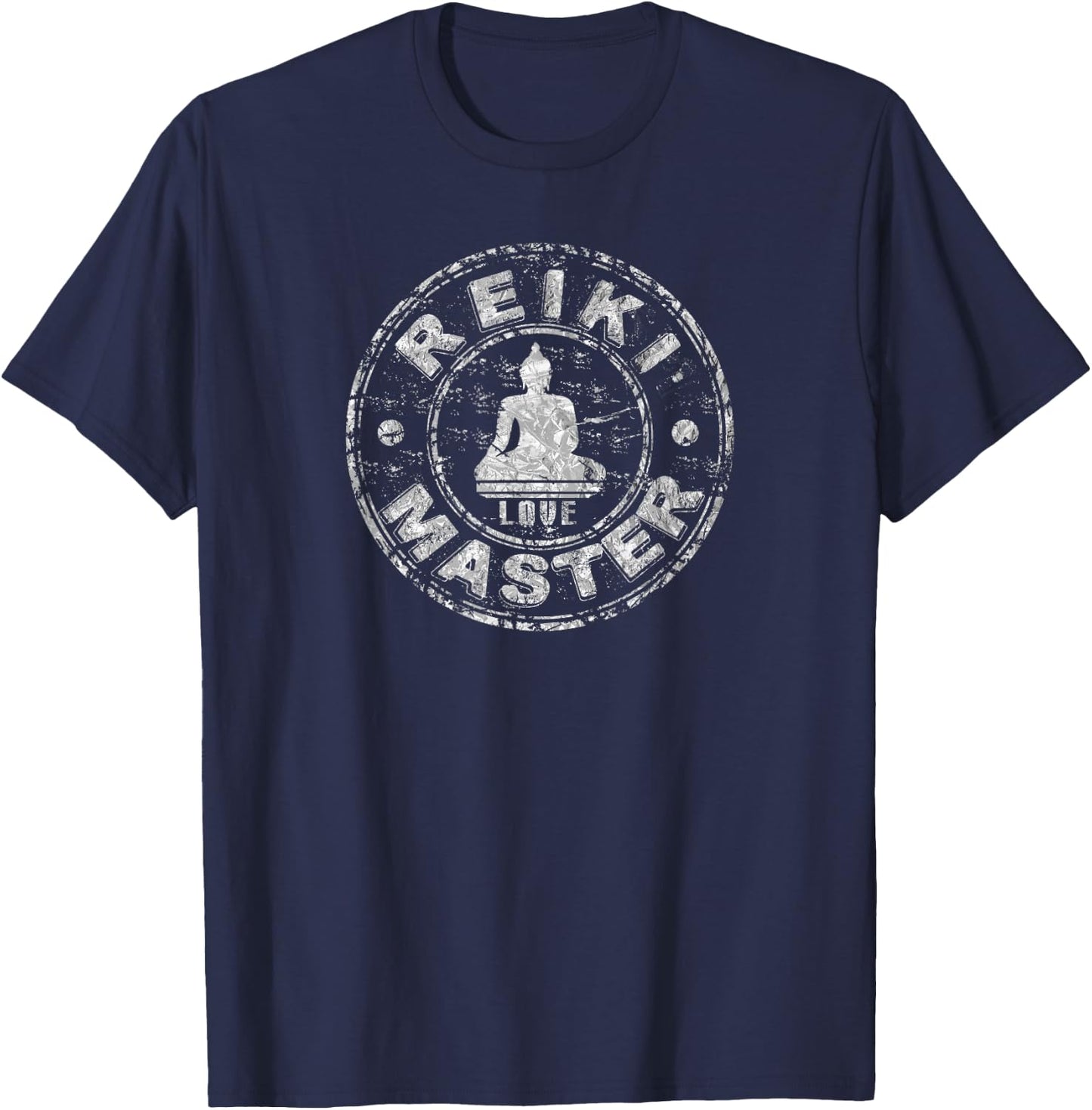 Reiki Master T Shirt | Holistic Healer | Energy T-Shirt - T-Shirt | Navy