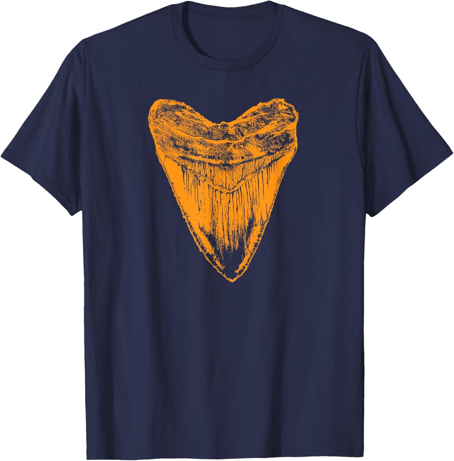 Fossil Megalodon tooth T-Shirt - T-Shirt | Navy