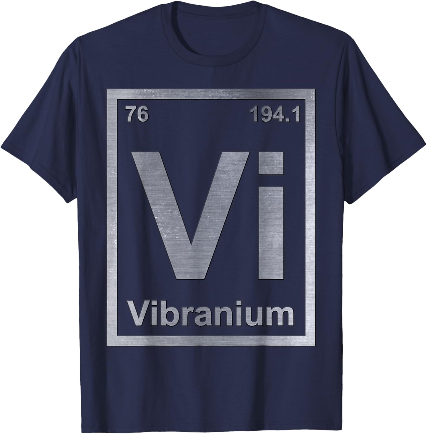 Marvel Periodic Element Vibranium Metal Graphic T-Shirt - T-Shirt | Navy
