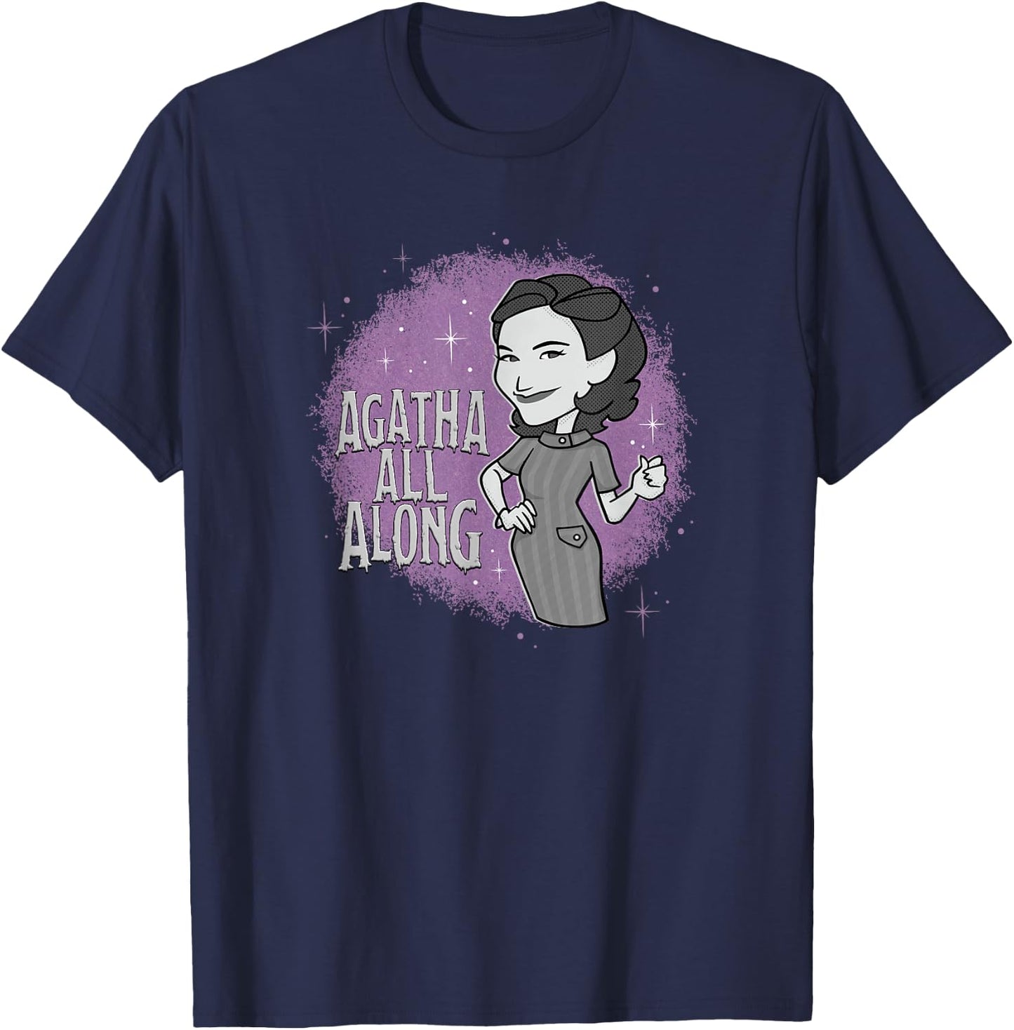 Marvel WandaVision Agatha All Along T-Shirt - T-Shirt | Navy