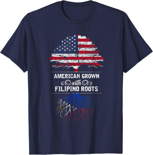 Asia Maharlika Philippine Flag Philippines T-Shirt - T-Shirt | Navy