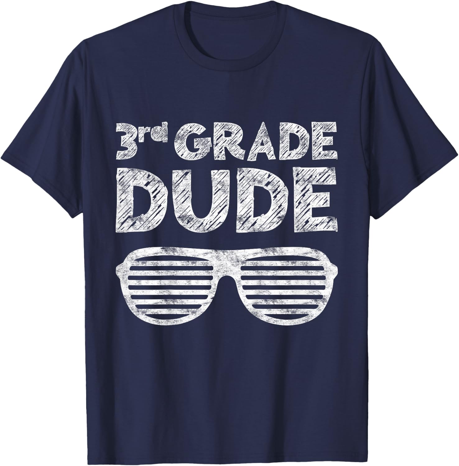 3rd Grade Dude Shirt Third Grade Boy Girl Back To School T-Shirt - T-Shirt | Navy