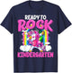 Ready To Rock Kindergarten Dabbing Unicorn Back To School T-Shirt - T-Shirt | Navy