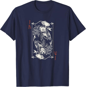 Pirates of The Caribbean - Jack Sparrow T-Shirt - T-Shirt | Navy