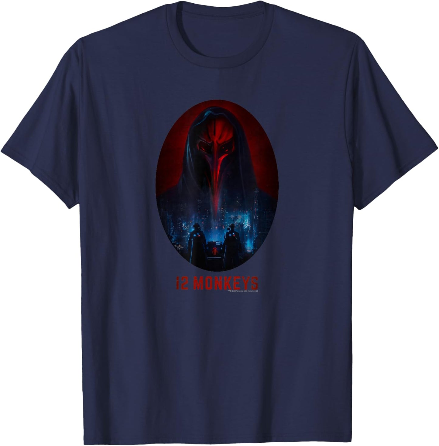 12 Monkeys The witness Standard T-Shirt - T-Shirt | Navy