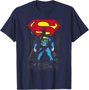 Superman Dark Alley T Shirt T-Shirt - T-Shirt | Navy