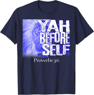 Hebrew Israelite Yahudah Tribe Judah Yah Before Self T-Shirt - T-Shirt | Navy