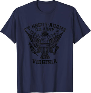 Fort Gregg-Adams US Military Base Virginia VA Ft Gregg-Adams T-Shirt - T-Shirt | Navy