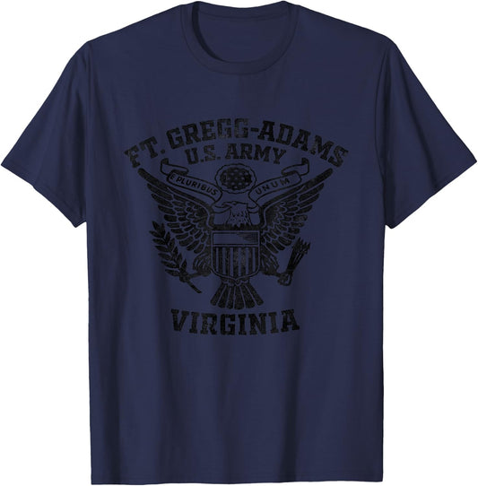 Fort Gregg-Adams US Military Base Virginia VA Ft Gregg-Adams T-Shirt - T-Shirt | Navy