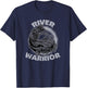 River Warrior Flathead Catfish T-Shirt - T-Shirt | Navy