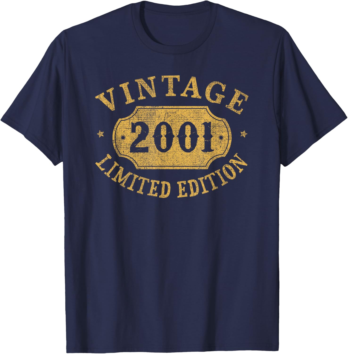 24th Birthday Women 24 Year Old Men Funny 2001 24 Year Old T-Shirt - T-Shirt | Navy