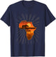 African Wildlife and Safari Sunset Shirt T-Shirt - T-Shirt | Navy