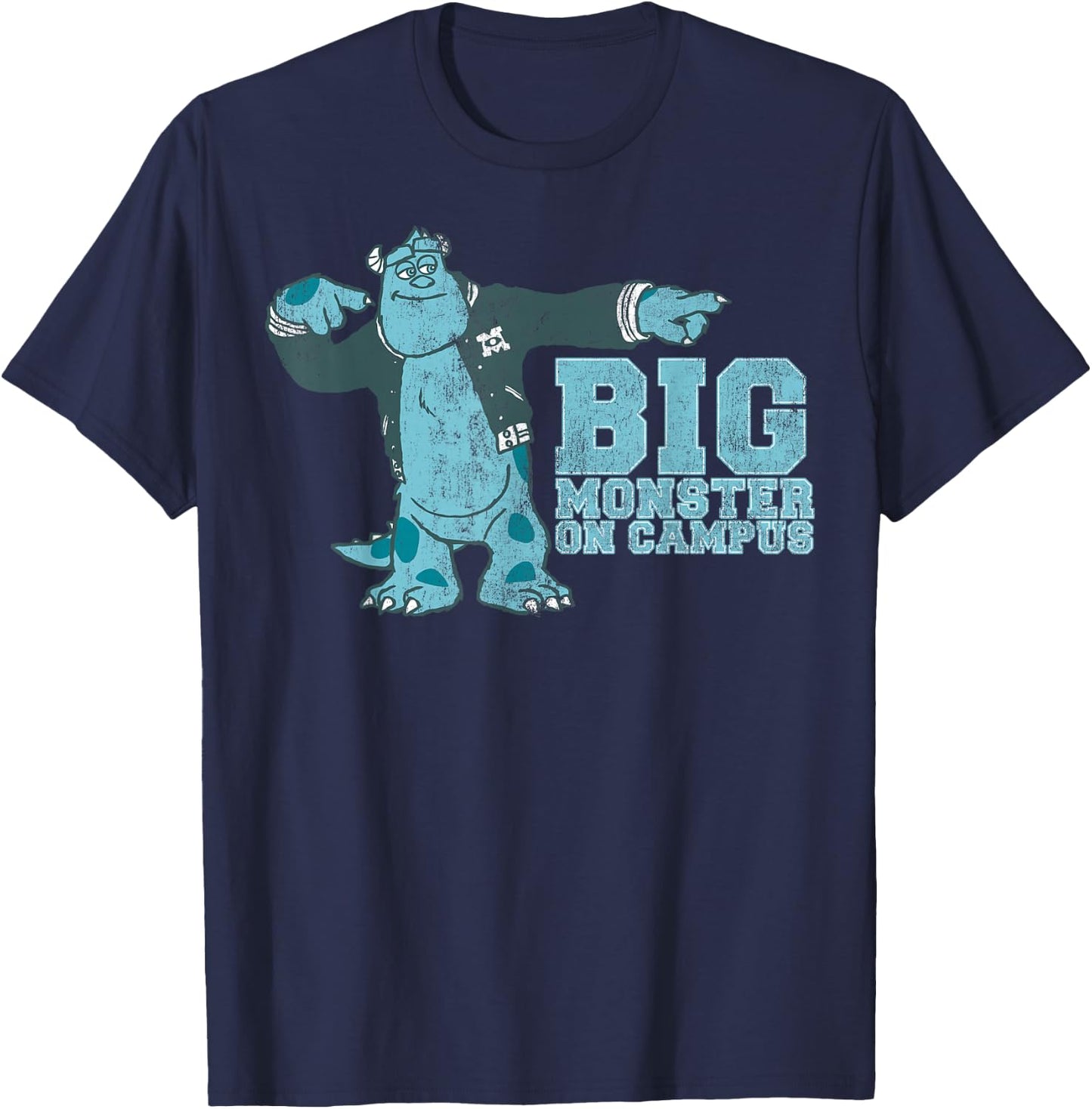 Disney Monsters University Sulley Graphic T-Shirt - T-Shirt | Navy