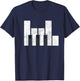 Piano Rock and Roll Music Funny Pianist T-Shirt - T-Shirt | Navy