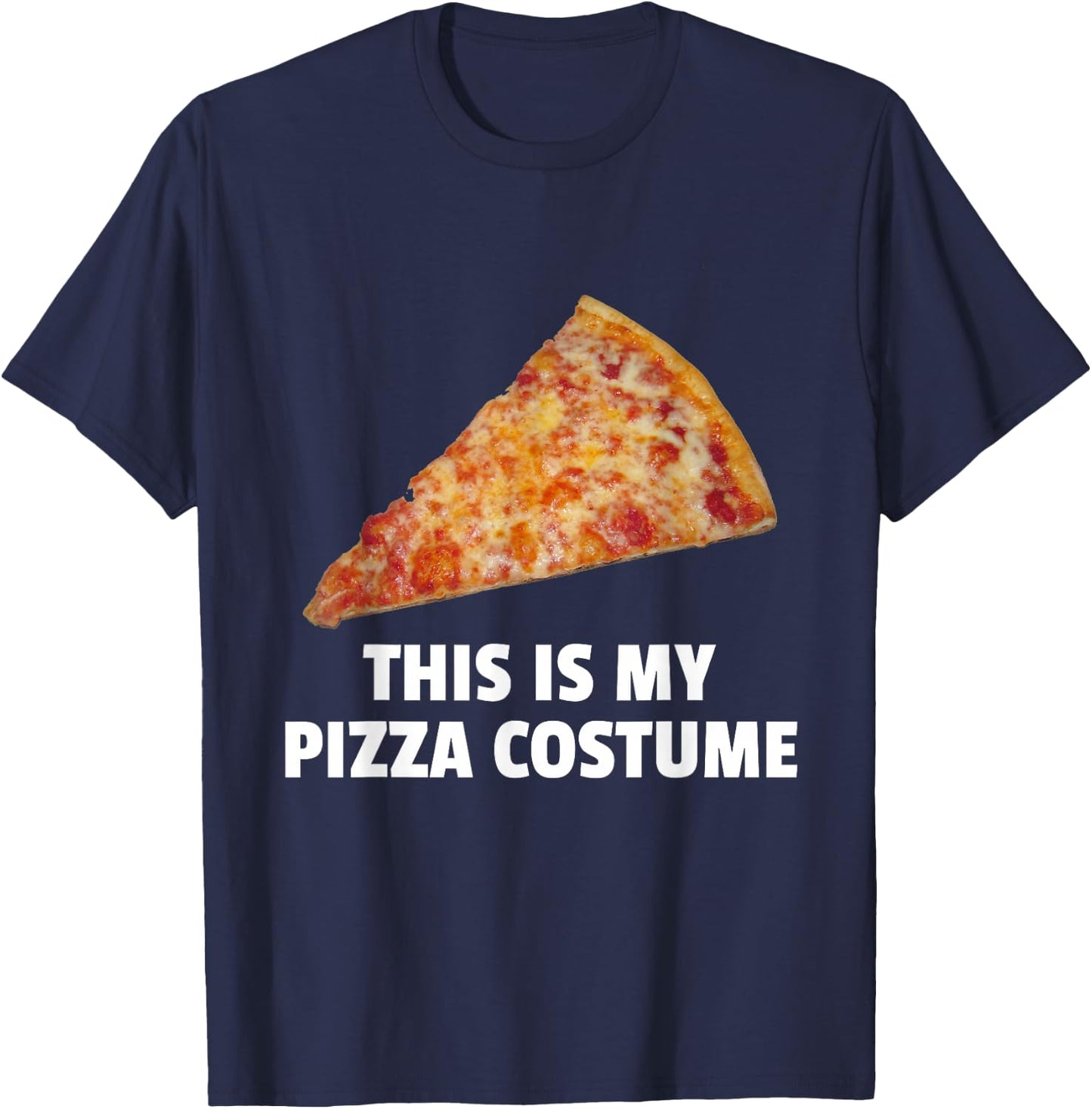 This is My Pizza Costume Halloween Pizza Costume T-Shirt - T-Shirt | Navy