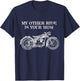 My Other Ride Is Your Mom - Motorcycle T-Shirt - T-Shirt | Navy