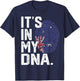 Australia Roots Flag Fingerprint Graphic Patriotic T-Shirt - T-Shirt | Navy