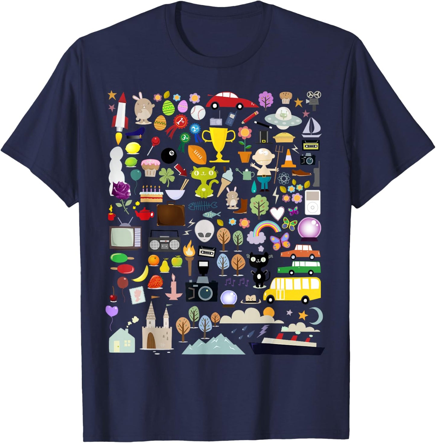 I Spy Game for Kids & Toddlers T-Shirt - T-Shirt | Navy