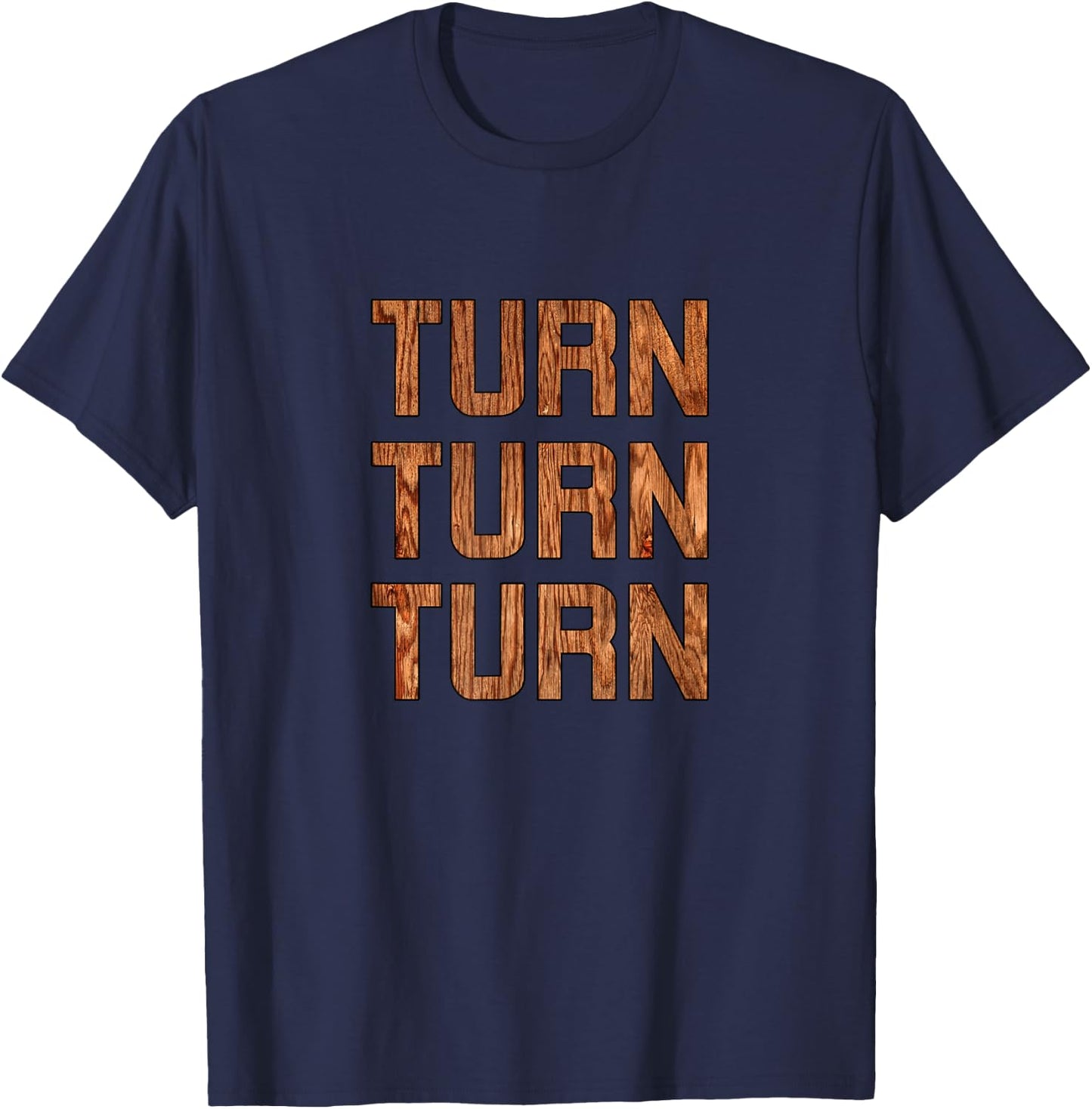 Wood Turning wood working T-Shirt - T-Shirt | Navy