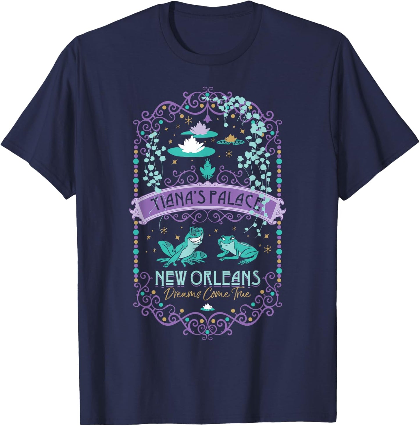 Disney Princess and The Frog Tiana's Palace Graphic T-Shirt - T-Shirt | Navy