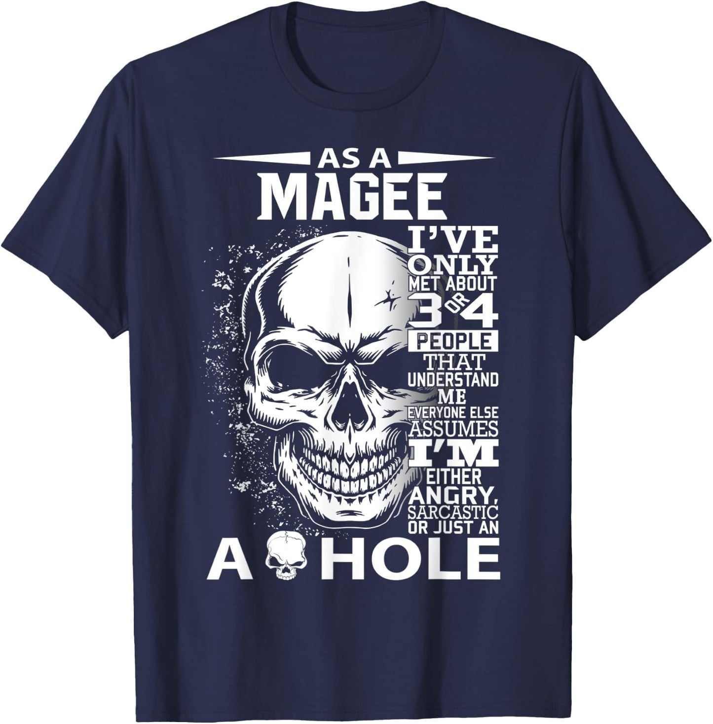 MAGEE Definition Personalized custom name loving kind T-Shirt - T-Shirt | Navy