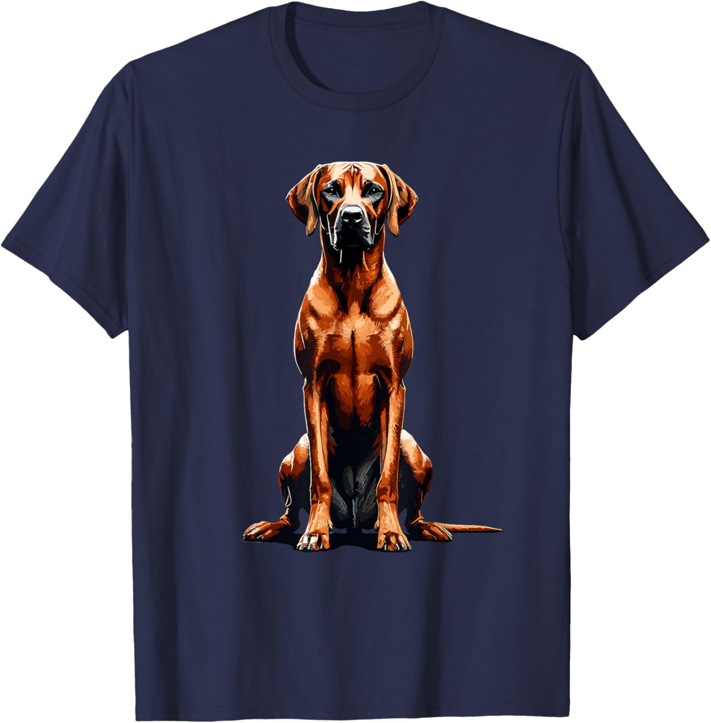 Rhodesian Ridgeback African Lion Hound T-Shirt - T-Shirt | Navy