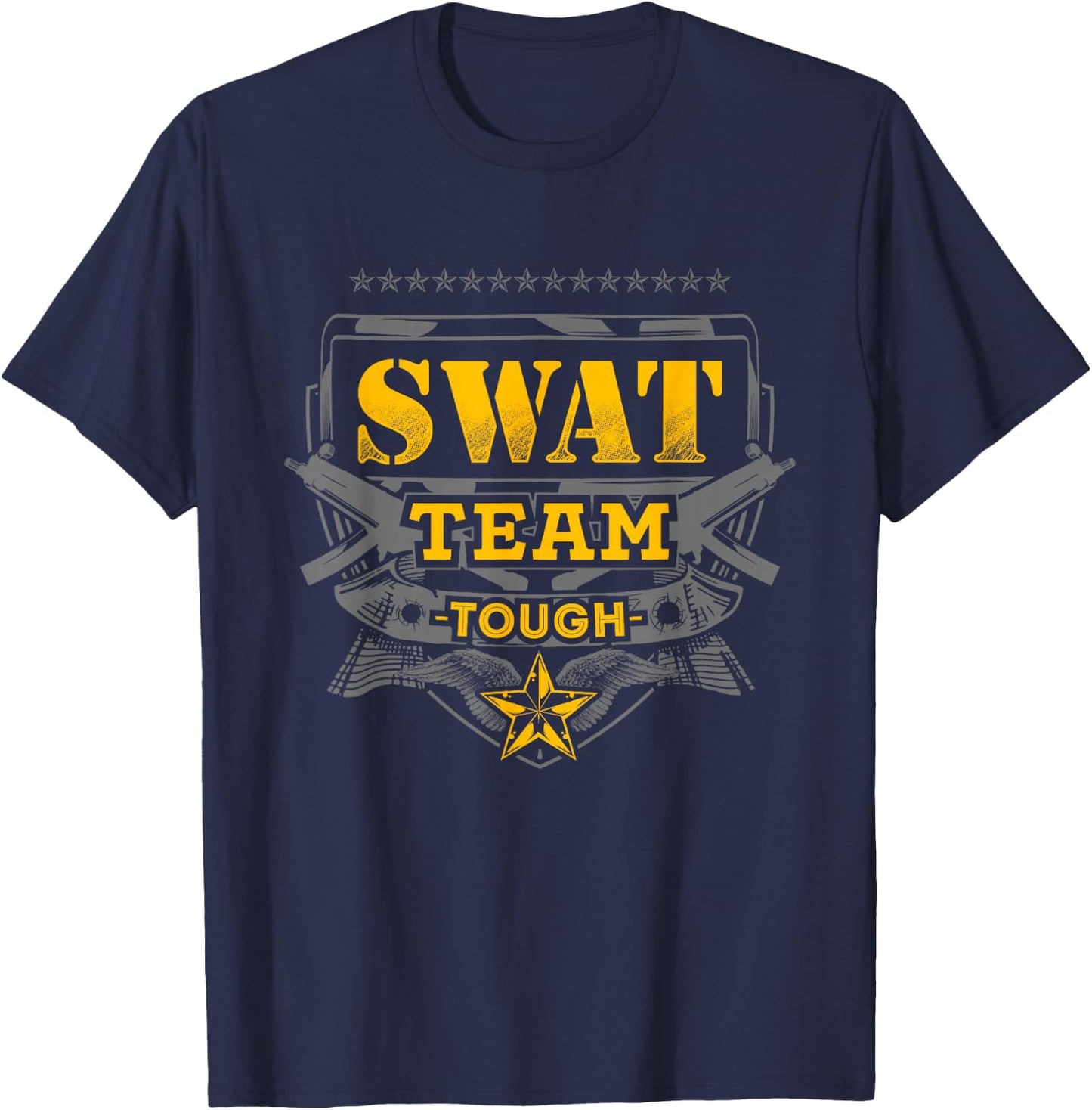 Police SWAT Team T Shirt Paint Ball T-Shirt - T-Shirt | Navy