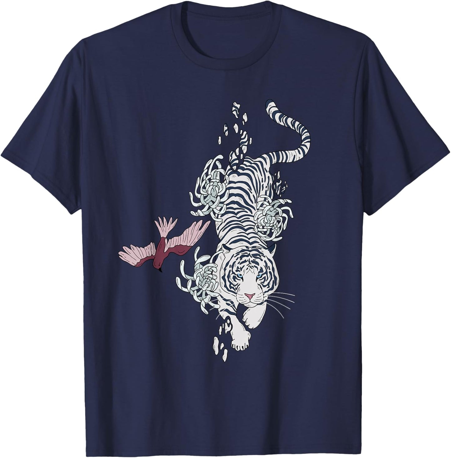 Unique Japanese spirit Tiger | My spirit Animal T-Shirt - T-Shirt | Navy