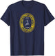 University of Central Oklahoma Bronchos Retro Crest Seal T-Shirt - T-Shirt | Navy