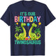 Kids Funny Twin Sisters Birthday Toddler 1st 2nd 3rd 4th 5th T-Shirt - T-Shirt | Navy