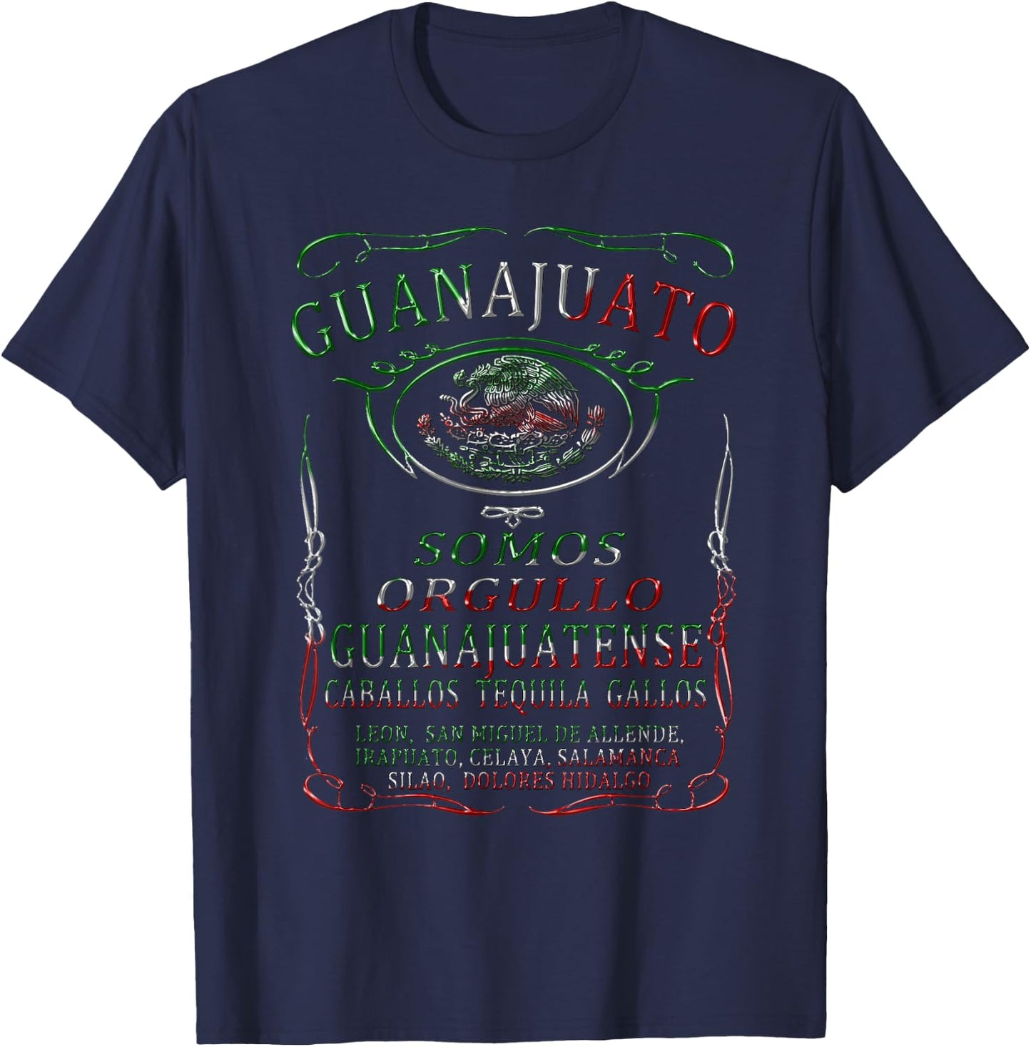 Guanajuato mexican t shirt T-Shirt - T-Shirt | Navy