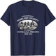Native American Original Homeland Security. immigration 1492 T-Shirt - T-Shirt | Navy