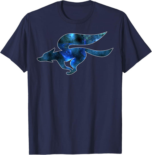 Nintendo Star Fox Galaxy Colorful Logo Graphic T-Shirt - T-Shirt | Navy