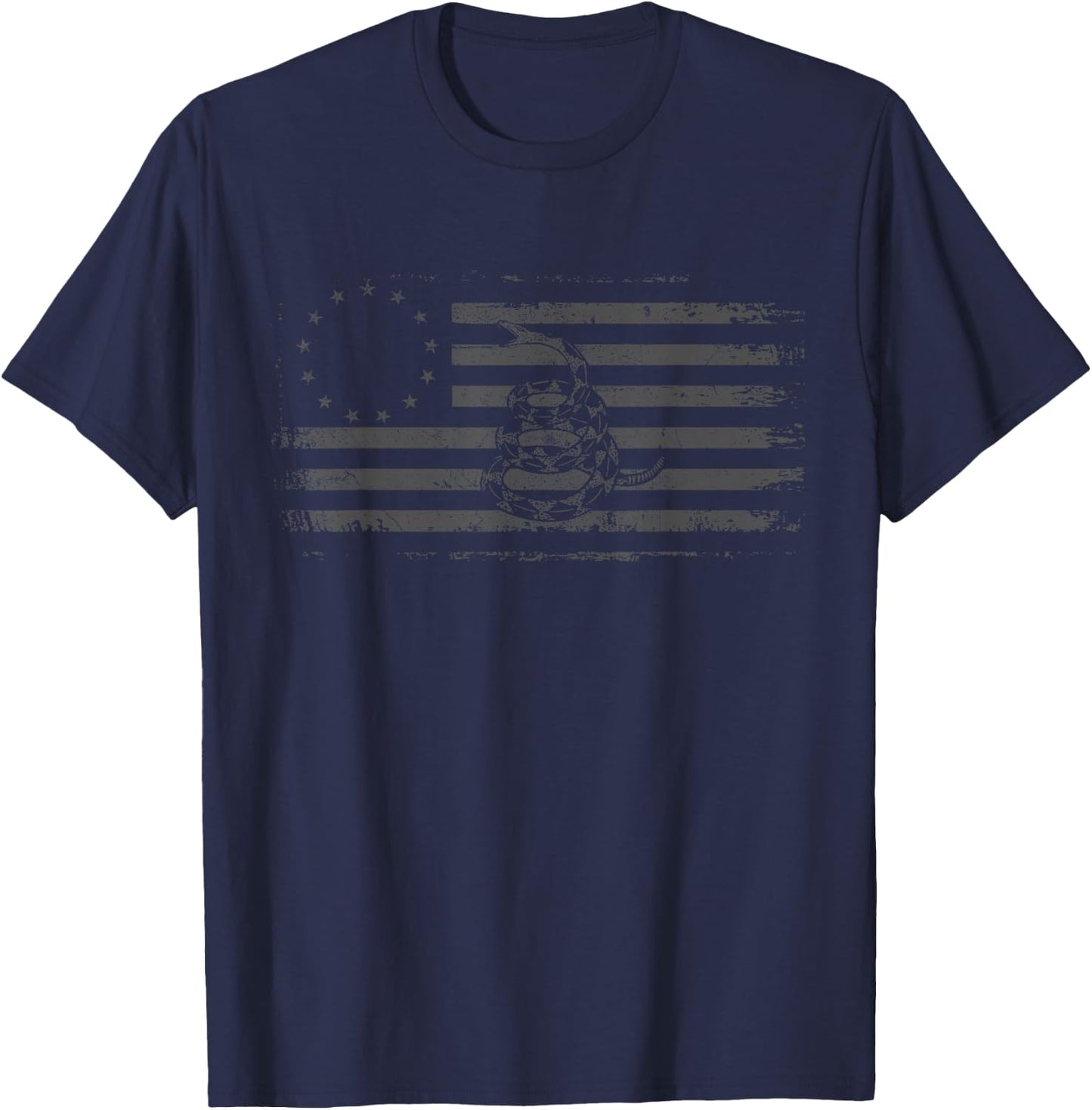 Gadsden Flag Tactical Black Betsy Ross,13 Colonies T-Shirt - T-Shirt | Navy