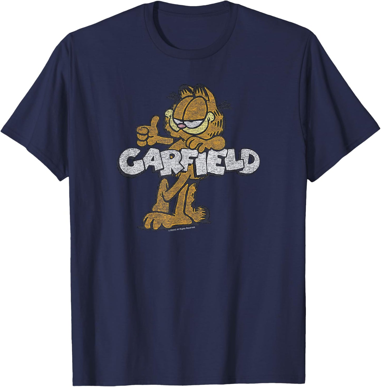 Garfield Retro GARF T-Shirt - T-Shirt | Navy