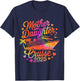 Mother and Daughter Cruise 2025 Funny Mom Daughter Trip 2025 T-Shirt - T-Shirt | Navy