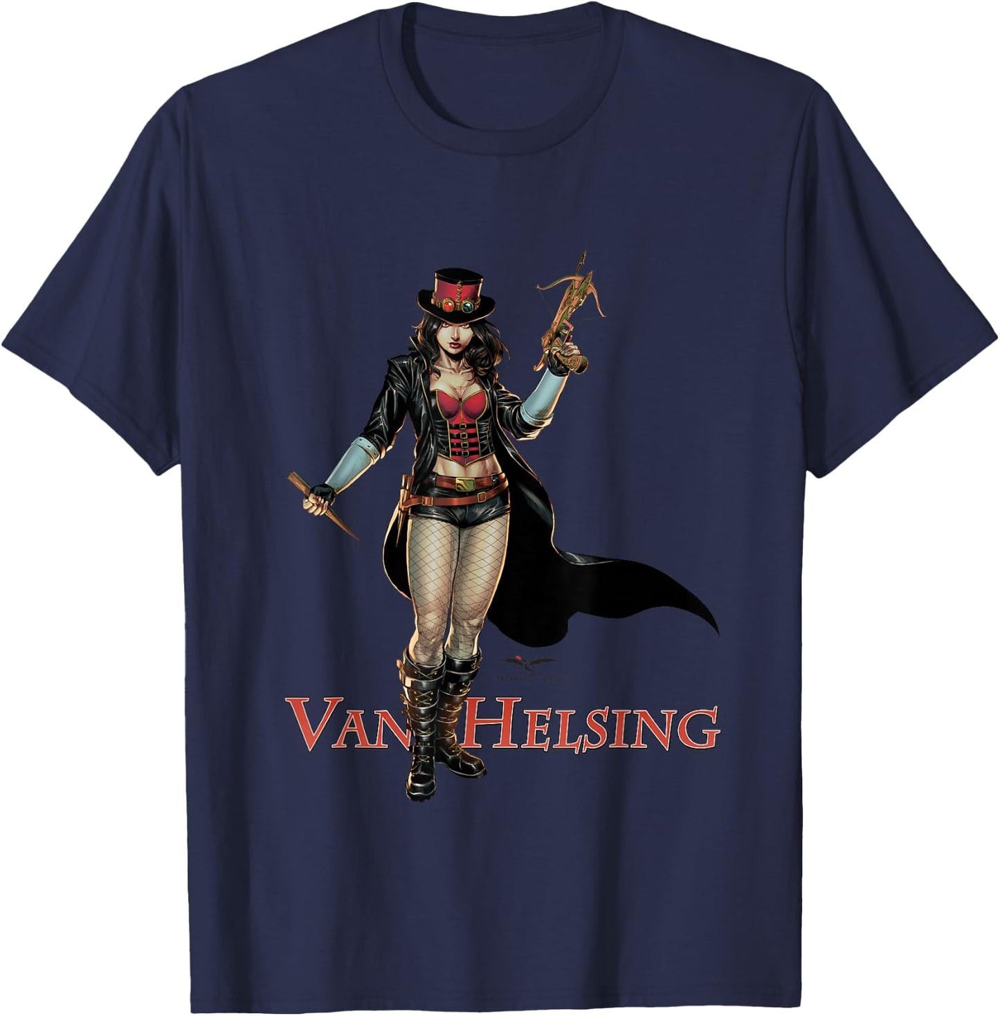 Van Helsing Short Sleeve T-Shirt - T-Shirt | Navy