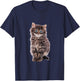 Adorable fluffy Maine Coon brown tabby kitten T-Shirt - T-Shirt | Navy