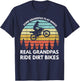 Funny Grandpa Motocross Dirt Bike Rider Motocross Braaap T-Shirt - T-Shirt | Navy