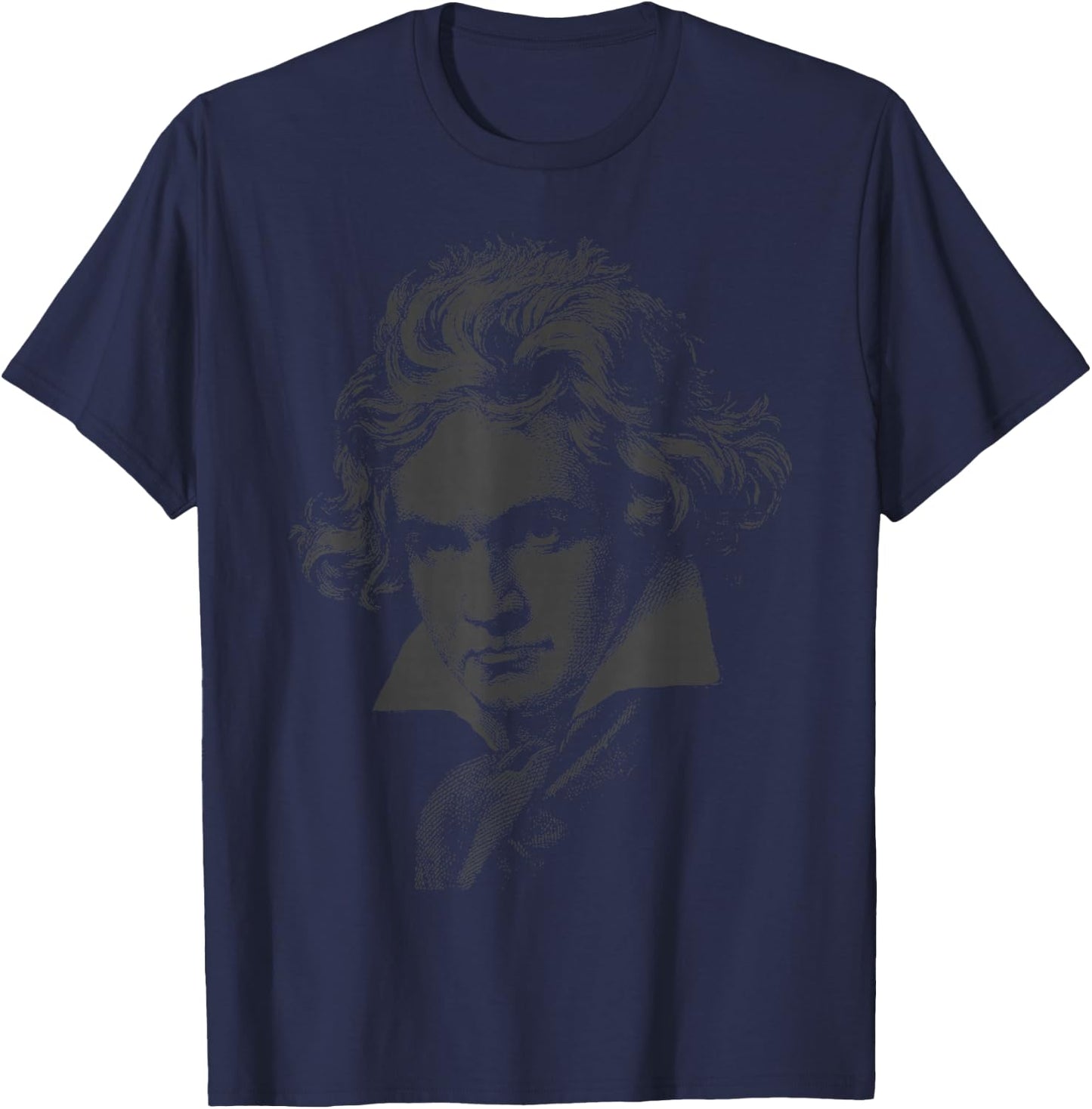 Beethoven-Portrait Ludwig Van Beethoven Classical music T-Shirt - T-Shirt | Navy