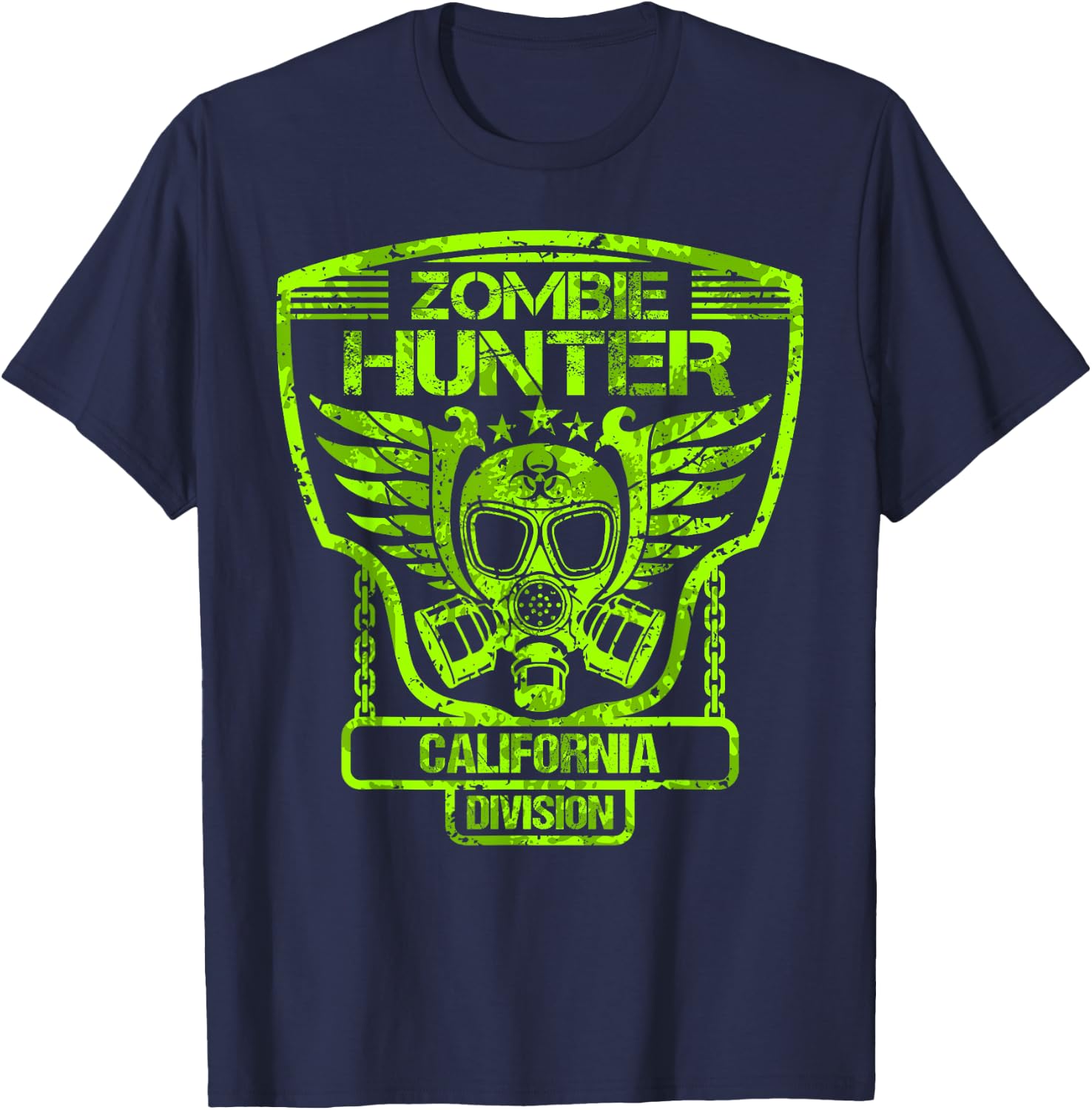 California Zombie Hunter T-Shirt - T-Shirt | Navy