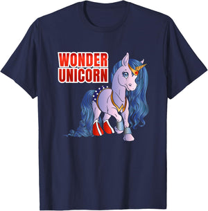 Wonder Unicorn T-Shirt - T-Shirt | Navy