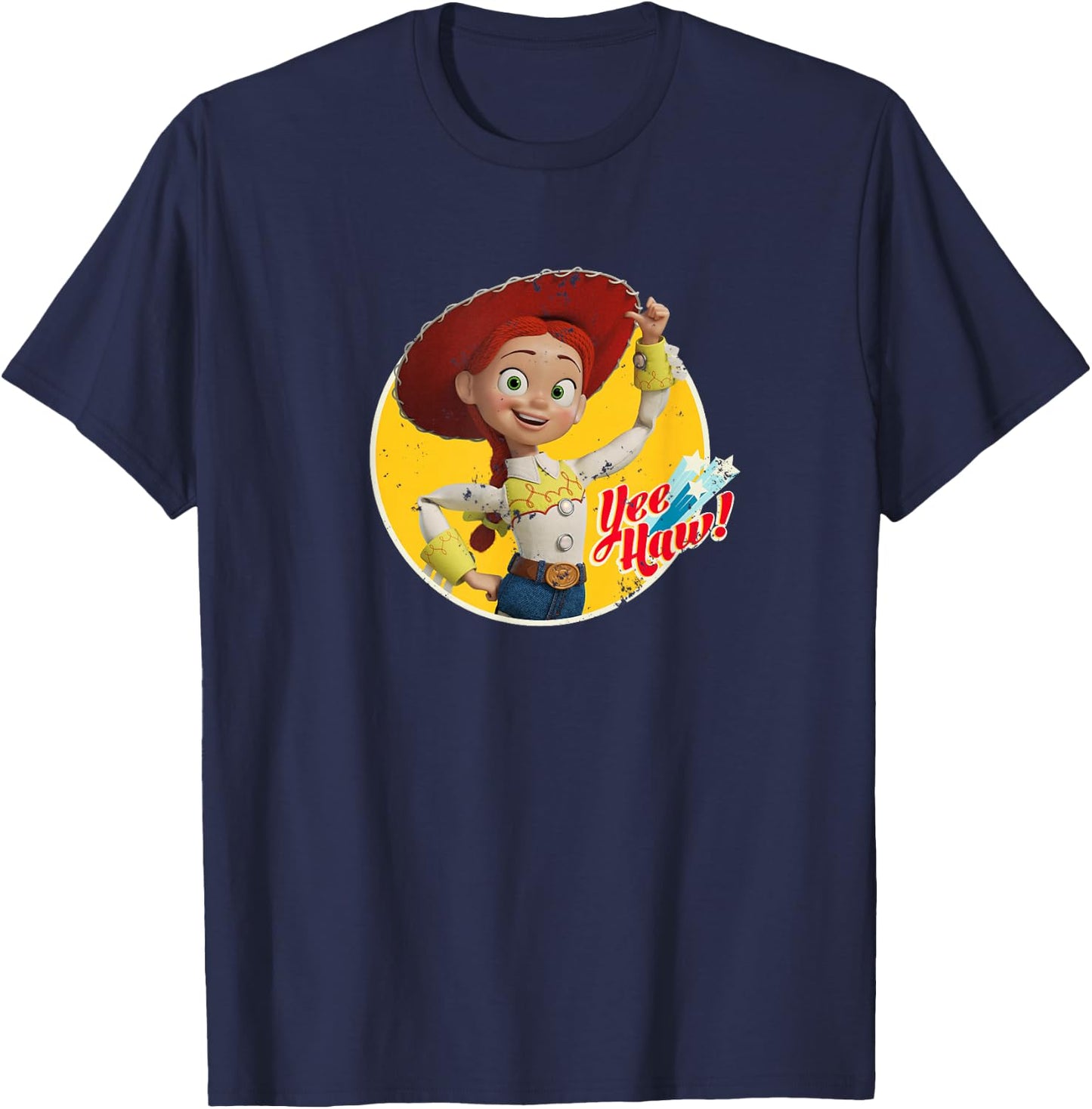 Disney Pixar Toy Story 4 Cowgirl Jessie Yee Haw T-Shirt - T-Shirt | Navy