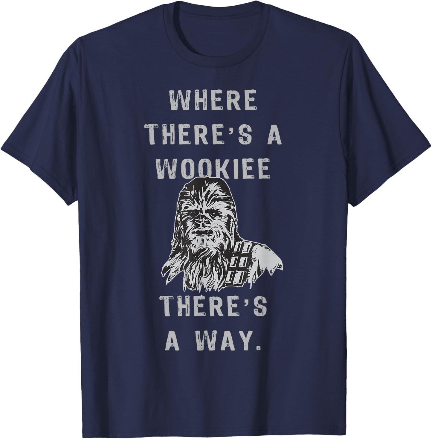 Star Wars Chewbacca The Wookiee Way Graphic T-Shirt - T-Shirt | Navy