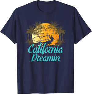 Kids California Dreamin 10 Lemon T-Shirt - T-Shirt | Navy