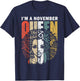 November Queen Shirts Zodiac Sagittarius & Scorpio T-Shirt - T-Shirt | Navy
