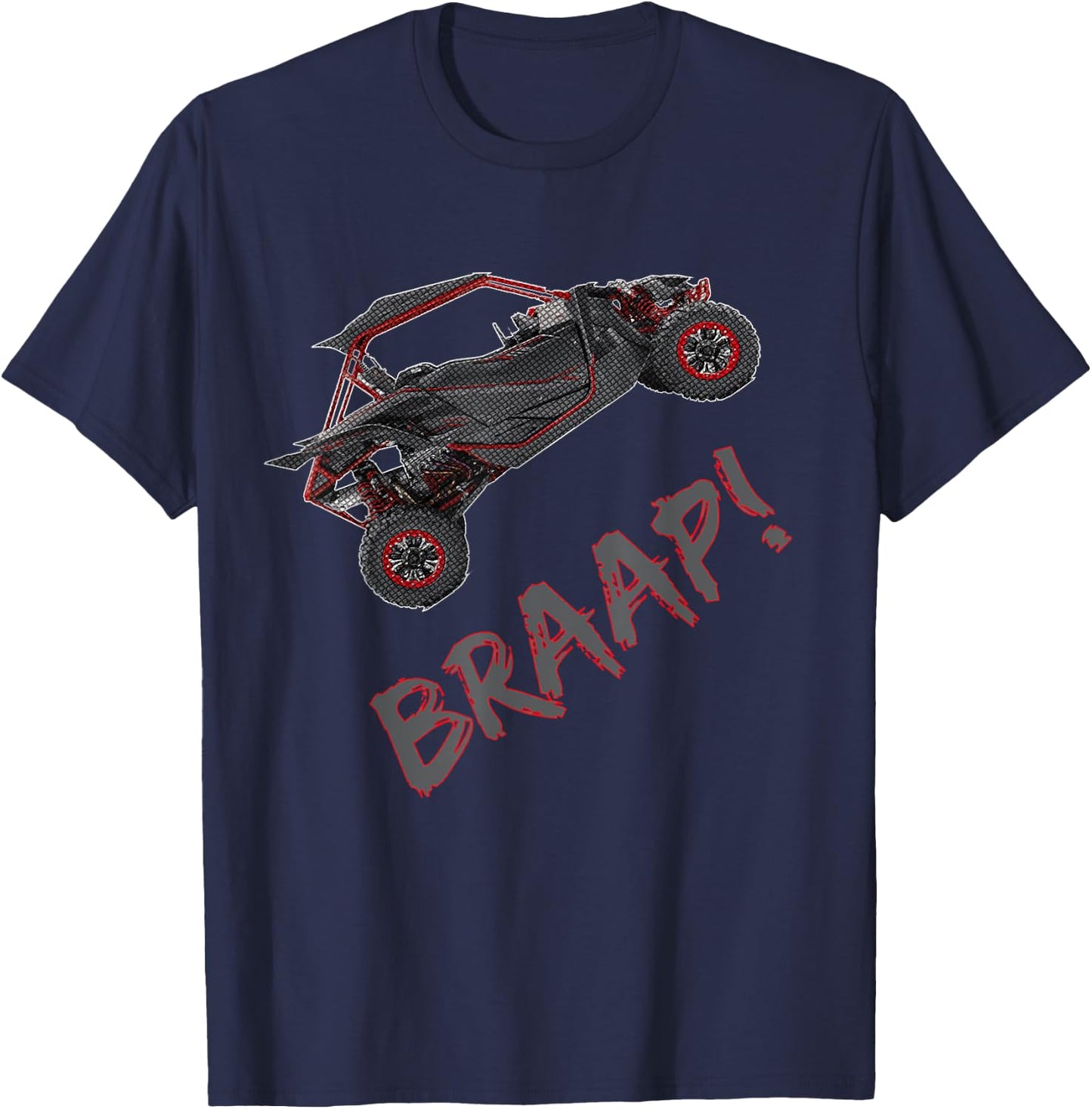 UTV T Shirt SxS ROV Side by Side Four Wheeler T-Shirt - T-Shirt | Navy
