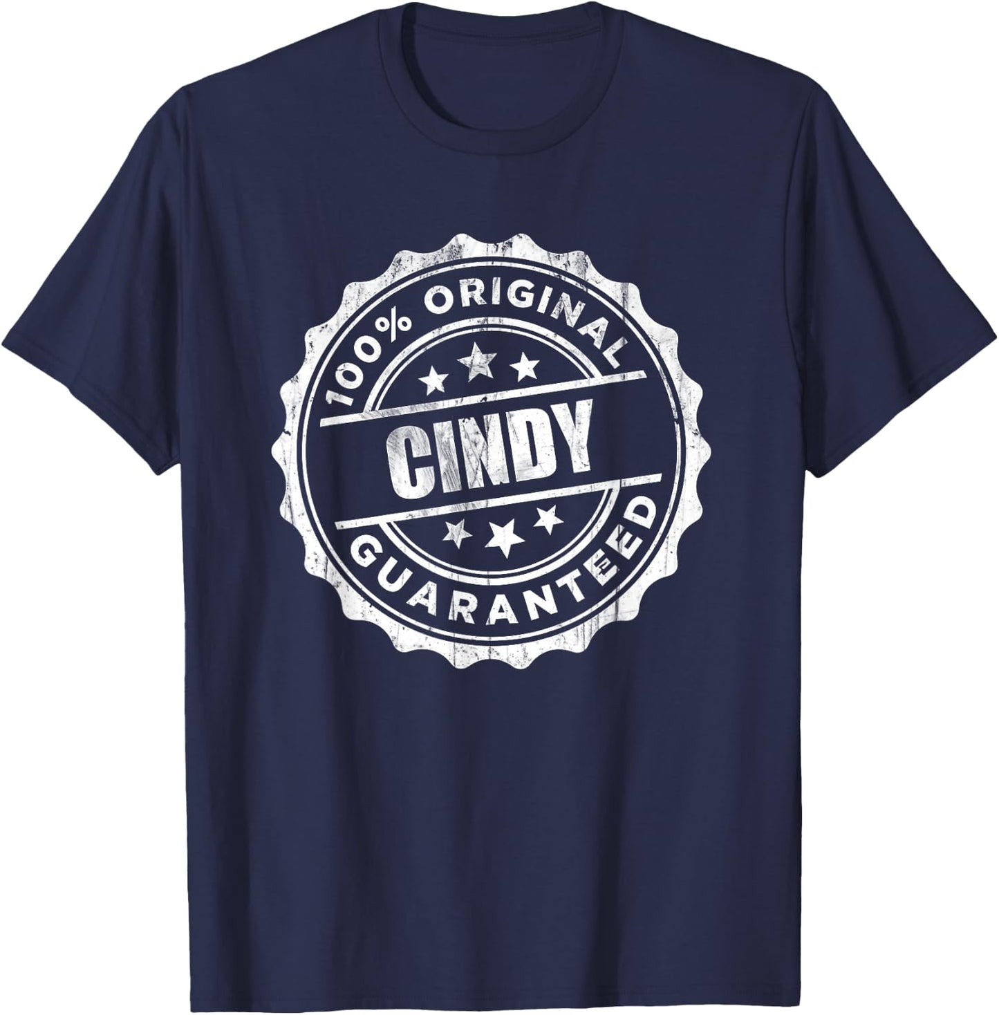 Cindy 100% Original Guaranteed T-Shirt - T-Shirt | Navy